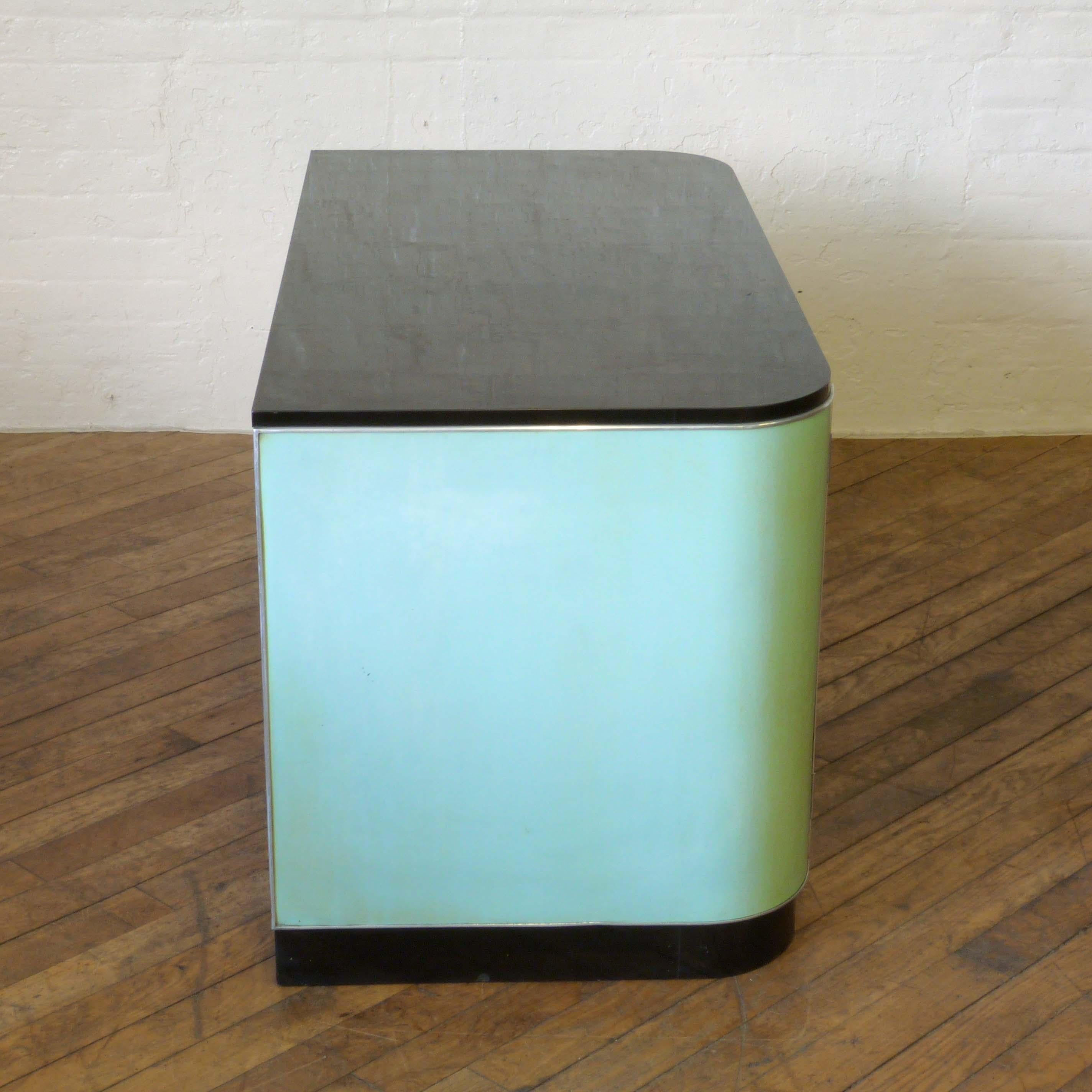 English Art Deco Formica Commode For Sale