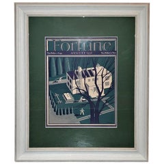 Portada Art Decó de la revista Fortune, agosto de 1936