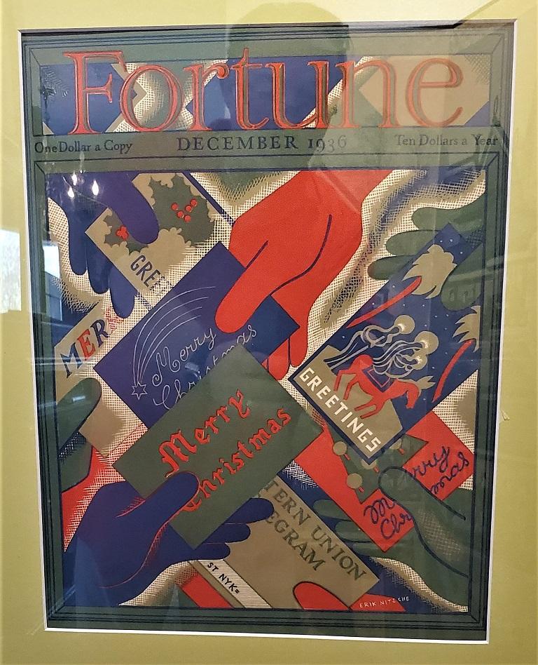 American Art Deco Fortune Magazine Cover December, 1936