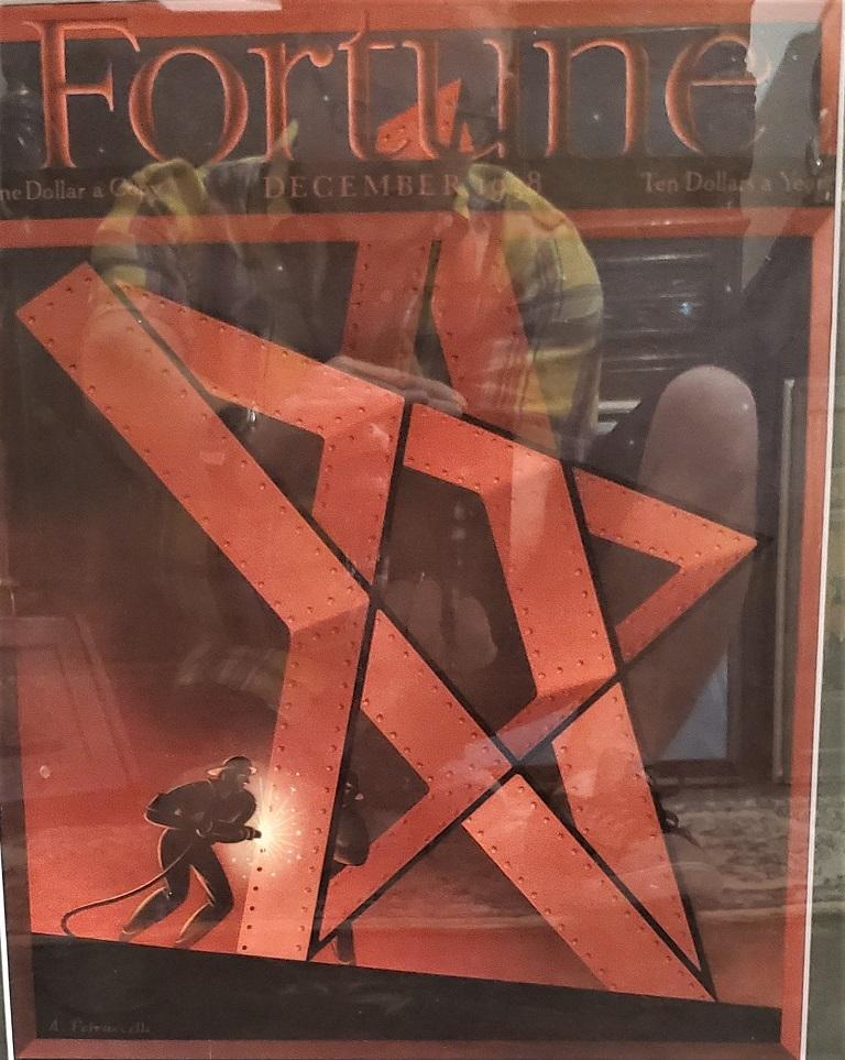 Art déco Couverture du magazine Fortune Art Déco, décembre 1938 en vente