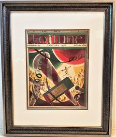 Art Deco Fortune Magazine Cover January 1936