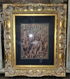 Art Deco Fortune Magazine Cover July 1939, Manhattan Skyline