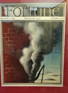 Art Deco Fortune Magazine Cover March 1937