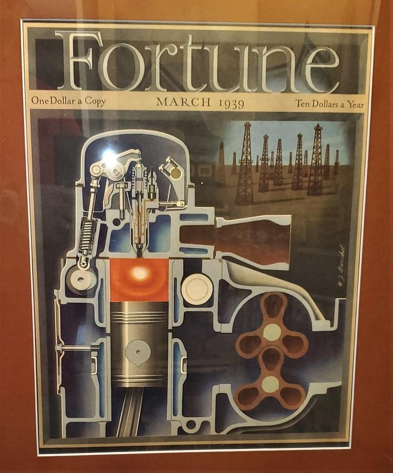 20th Century Art Deco Fortune Magazine Cover, March 1939