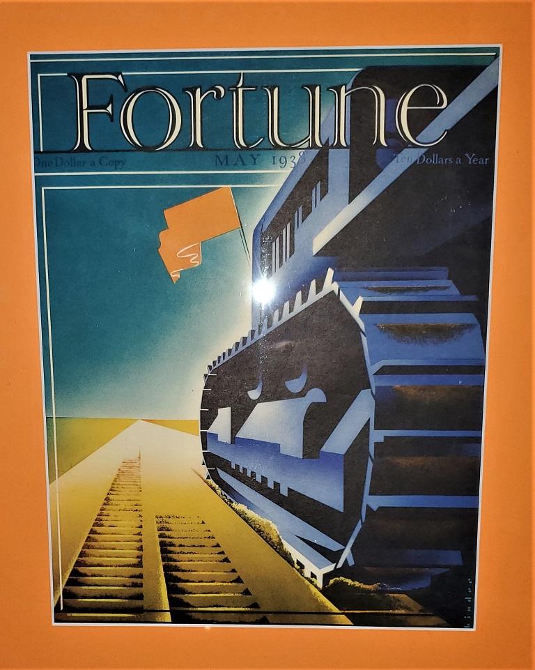 American Art Deco Fortune Magazine Cover May, 1938 For Sale