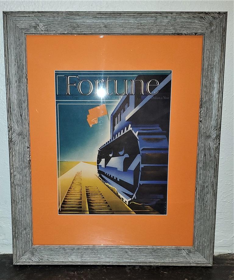 Art Deco Fortune Magazine Cover May, 1938 In Good Condition For Sale In Dallas, TX