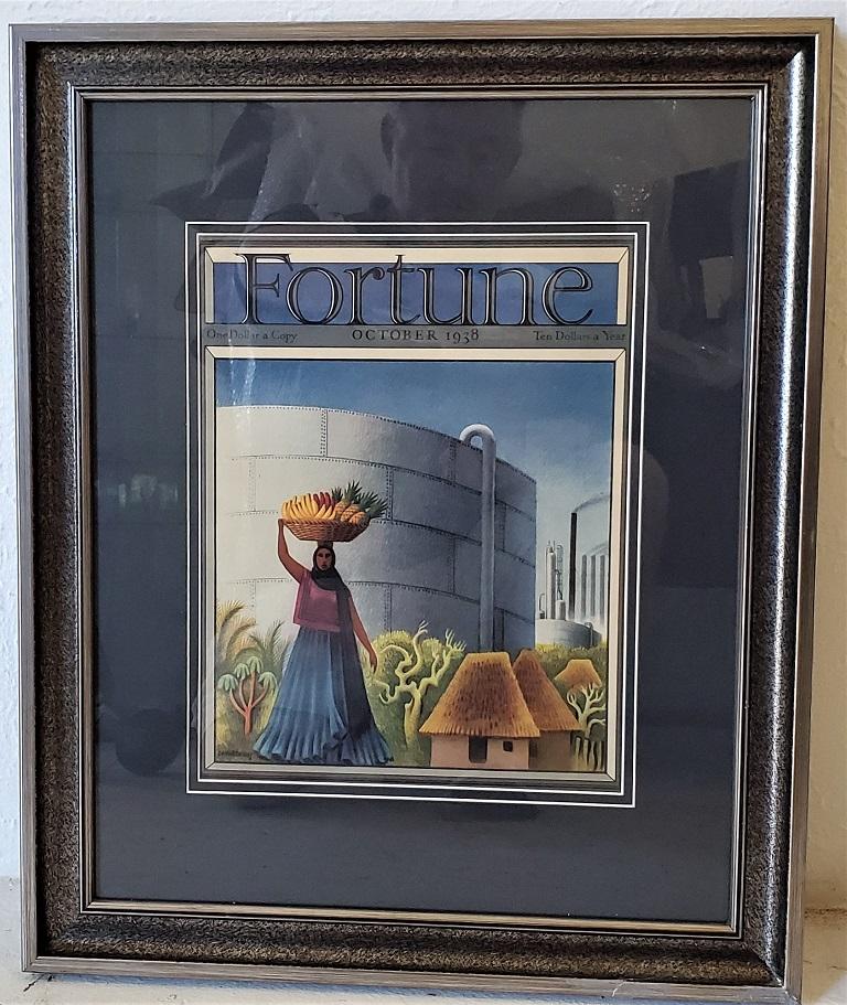 Art Deco Fortune Magazine Cover - October 1938 For Sale 1