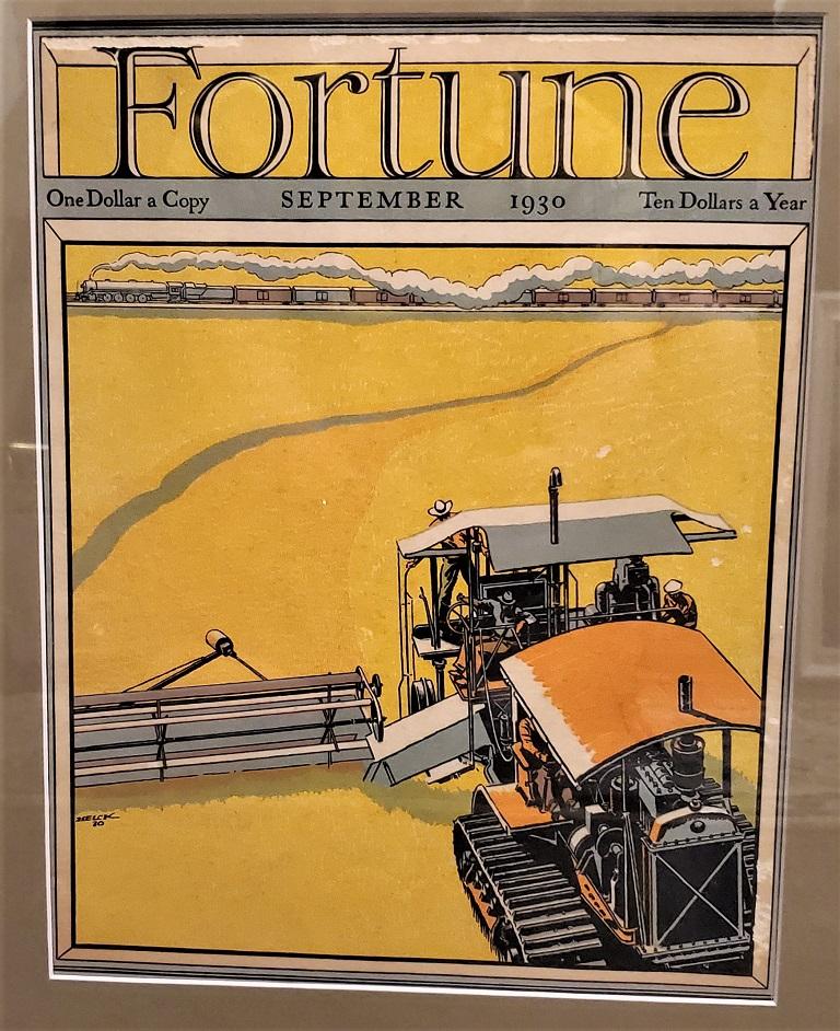 Américain Couvercle du magazine Fortune Art Déco, septembre 1930 en vente