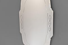 Art Deco Frameless Mirror