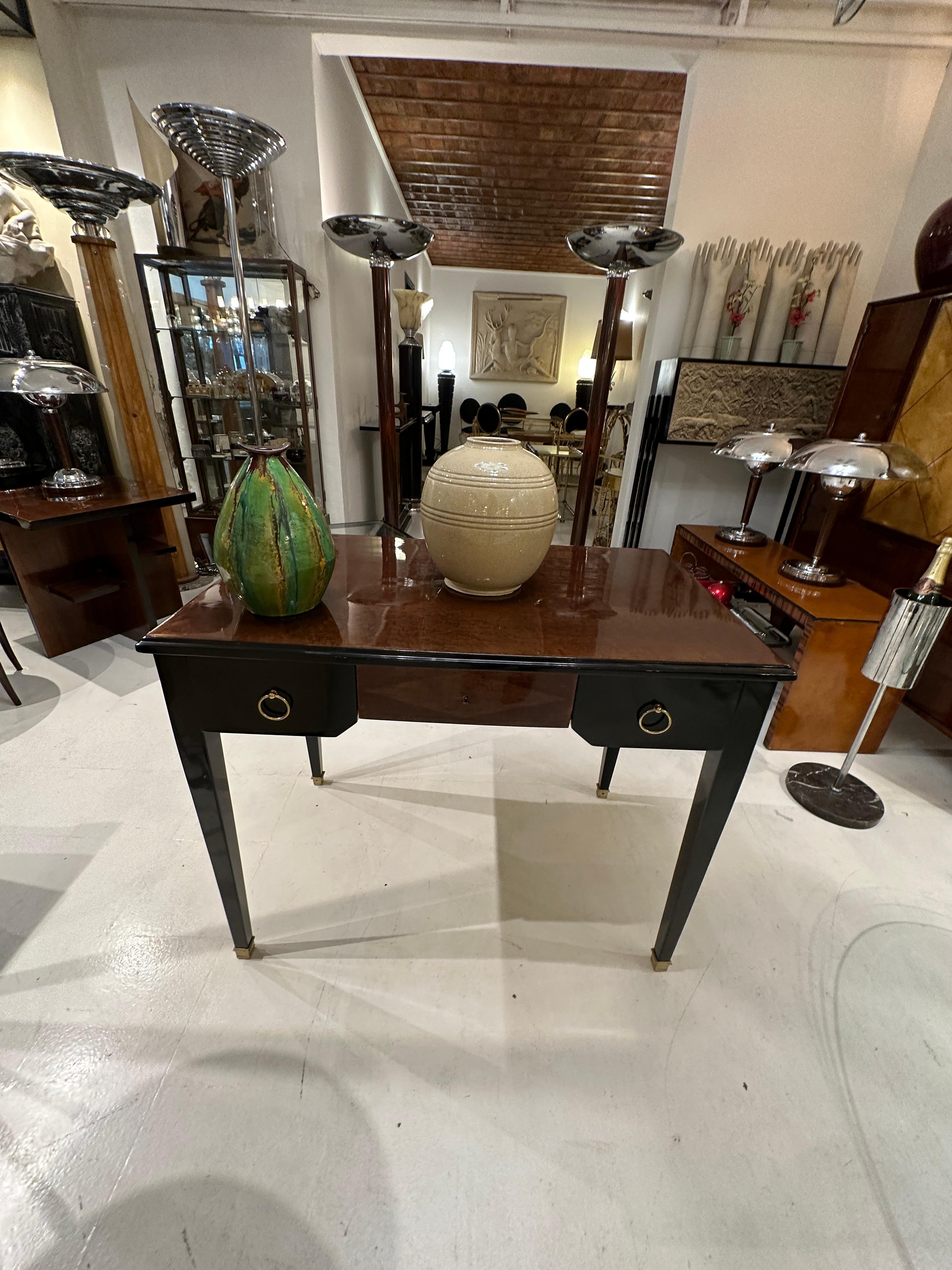 Art Decó, Francia, Materiales, Hierro , Madera, Cristal y Cromo en venta 12