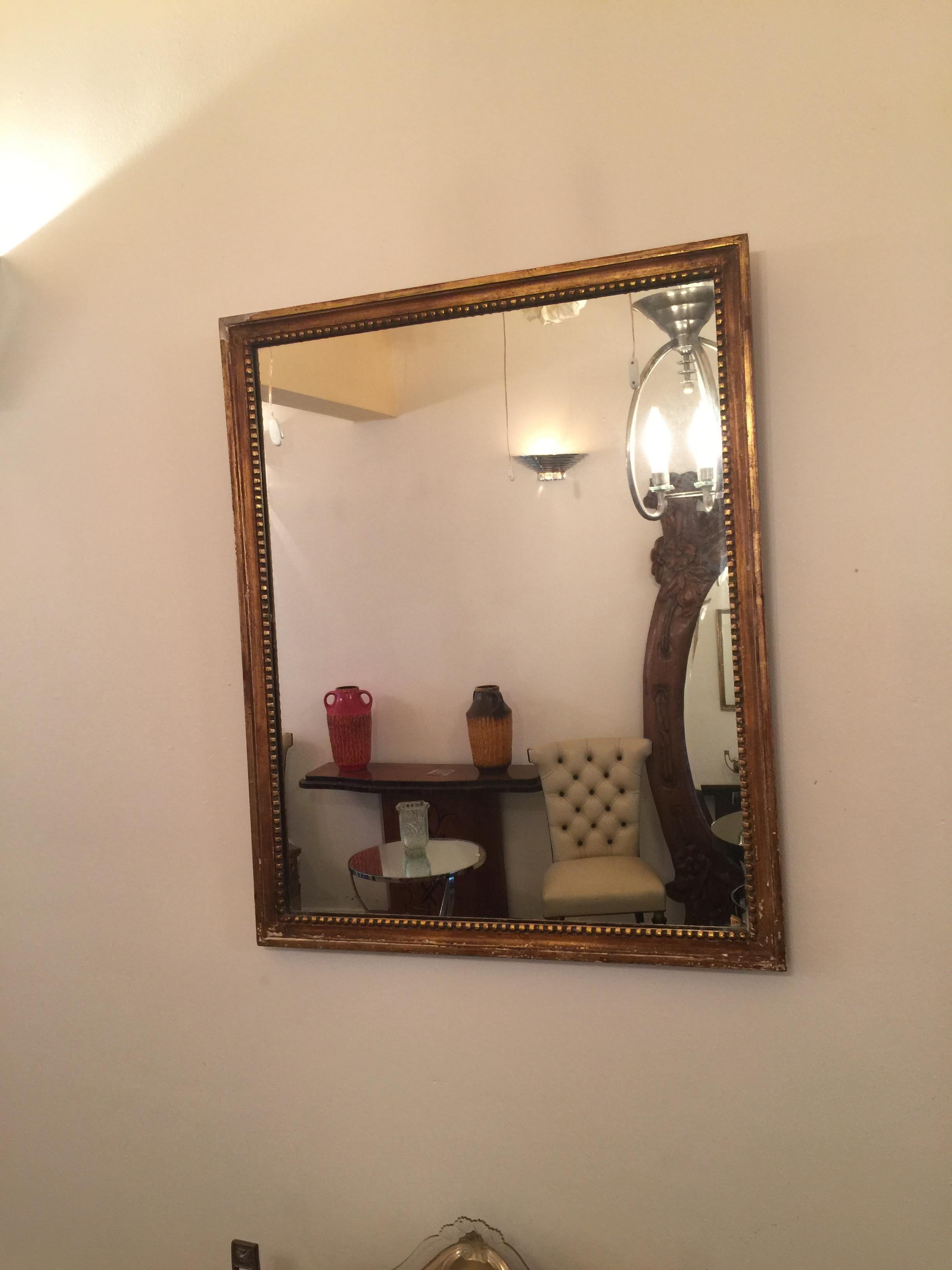 Art Deco France Mirror in Wood, Year: 1930,  For Sale 1