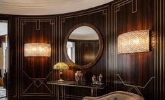 Art Deco France wood and Mirror, 1930