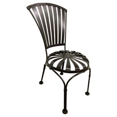 Sedia a raggiera francese Francois A. Carre in stile Art Deco