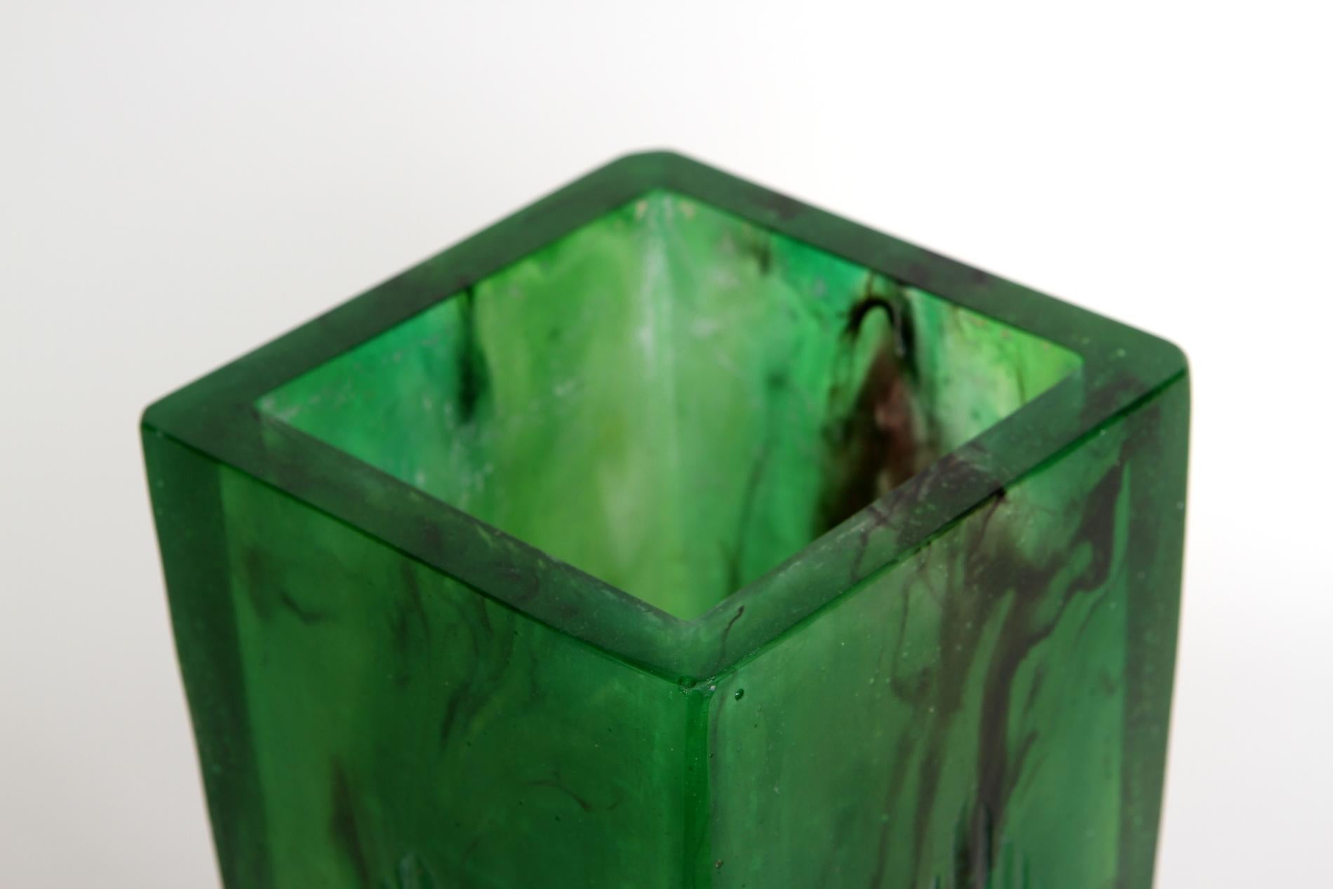 Art déco Vase vert Art Dco Franois Decorchemont