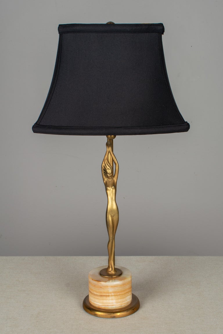Art Deco Frankart Nude Figural Table Lamp at 1stDibs frank art lamp