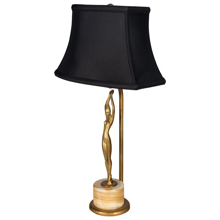 Art Deco Frankart Nude Figural Table Lamp at 1stDibs frank art lamp