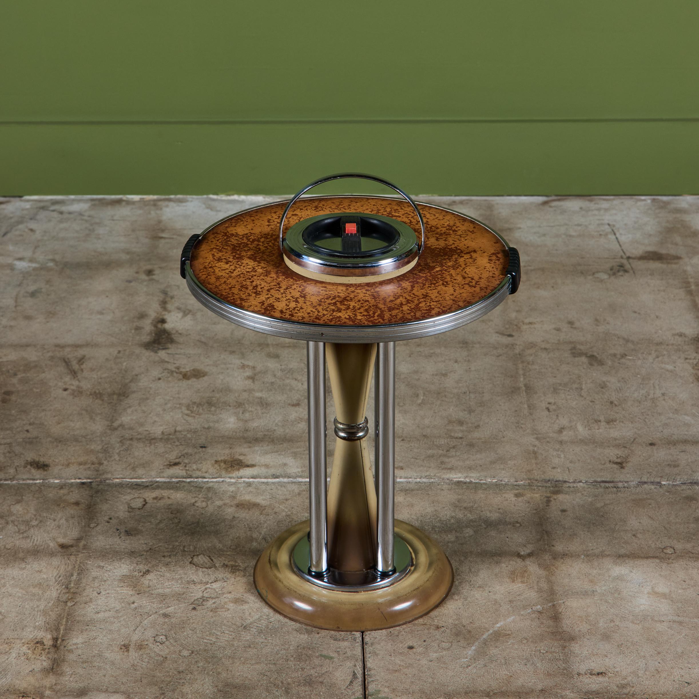 American Art Deco Free Standing Ashtray For Sale