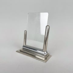 Art Deco Free Standing Chrome Picture Frame, 1930s