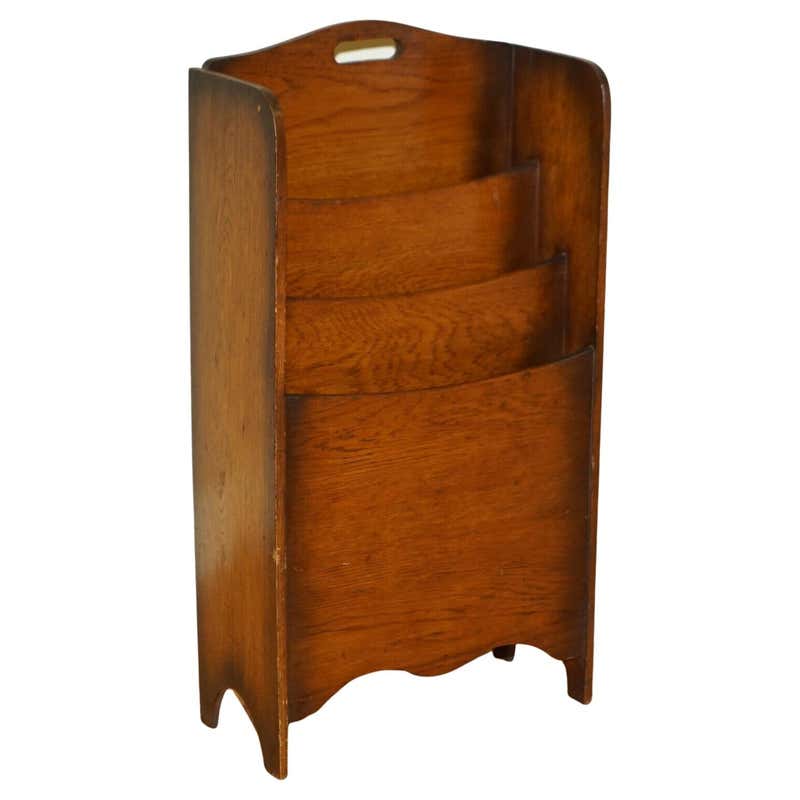 Mid Century Modern, Lion Head Handles Adjustable Magazine Newspaper ...