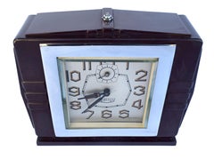 Art Deco French 1930's Bakelite Clock by Blangy