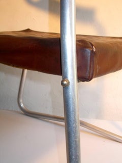 Art Deco French Aluminium Armchair