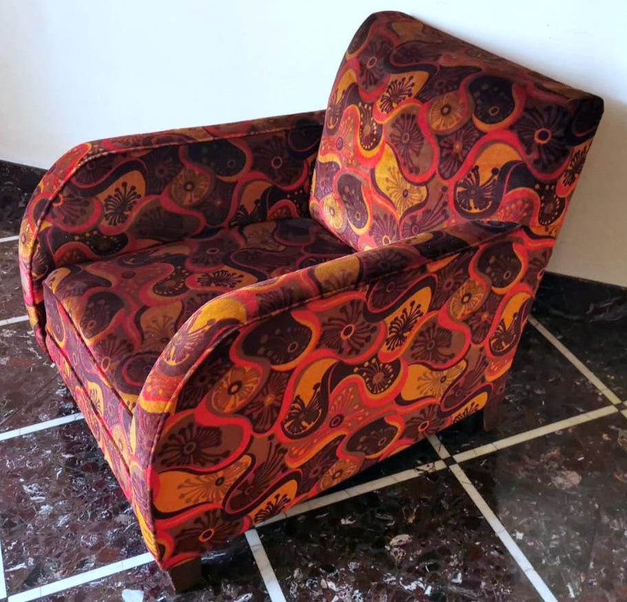 Art Deco French Armchair With Gobelin Fabric 2