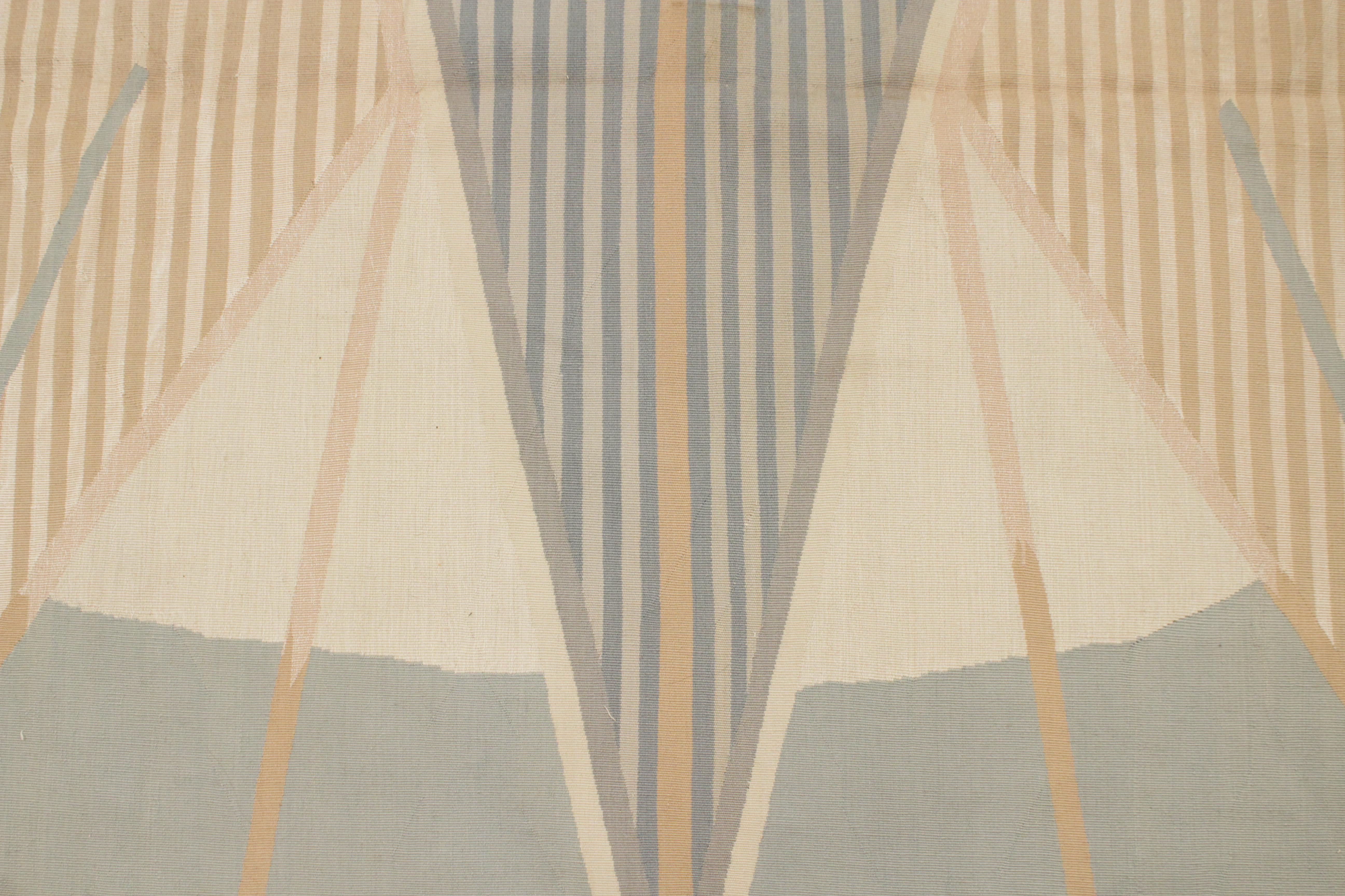 Art Deco French Aubusson by D.I.M. In Excellent Condition For Sale In Milan, IT