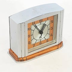 Art Deco French Bedside or Desk Clock by JAZ