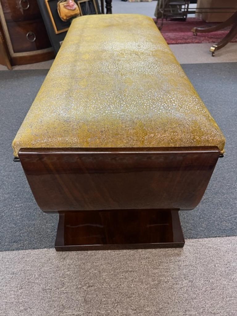 Mid-20th Century Art Deco French Bench