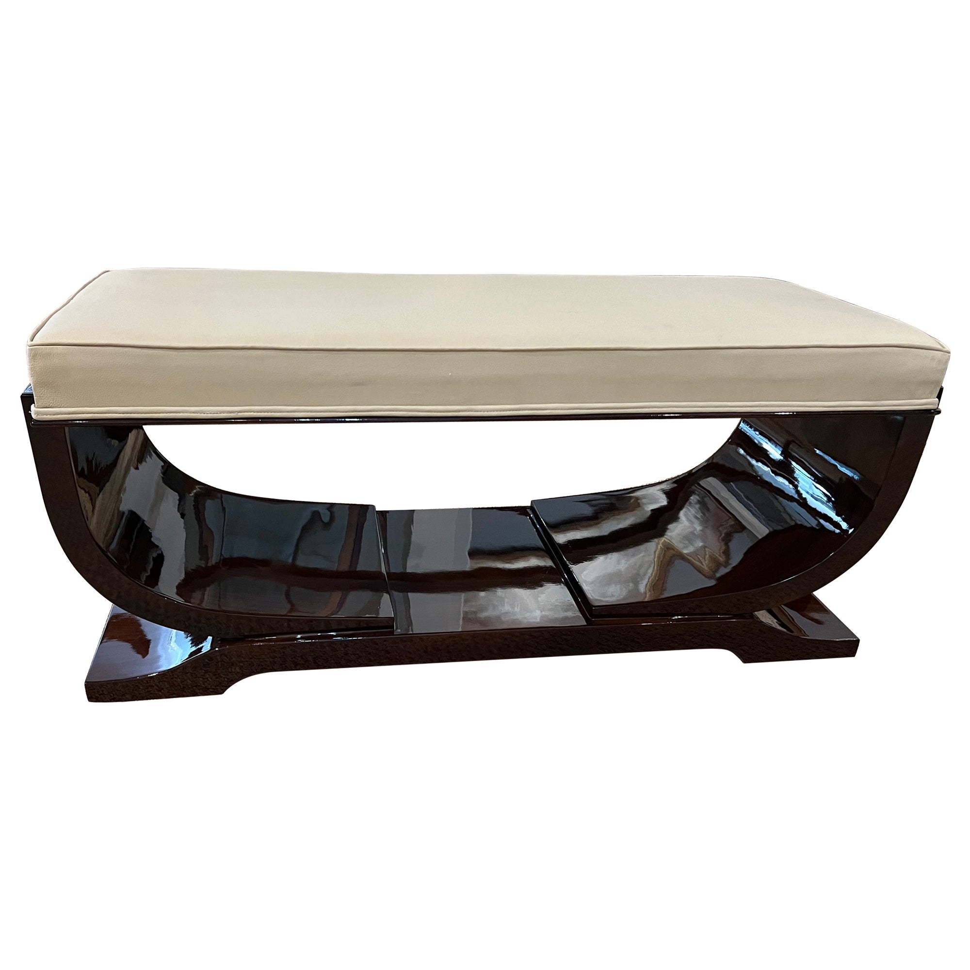 Banc français Art Déco