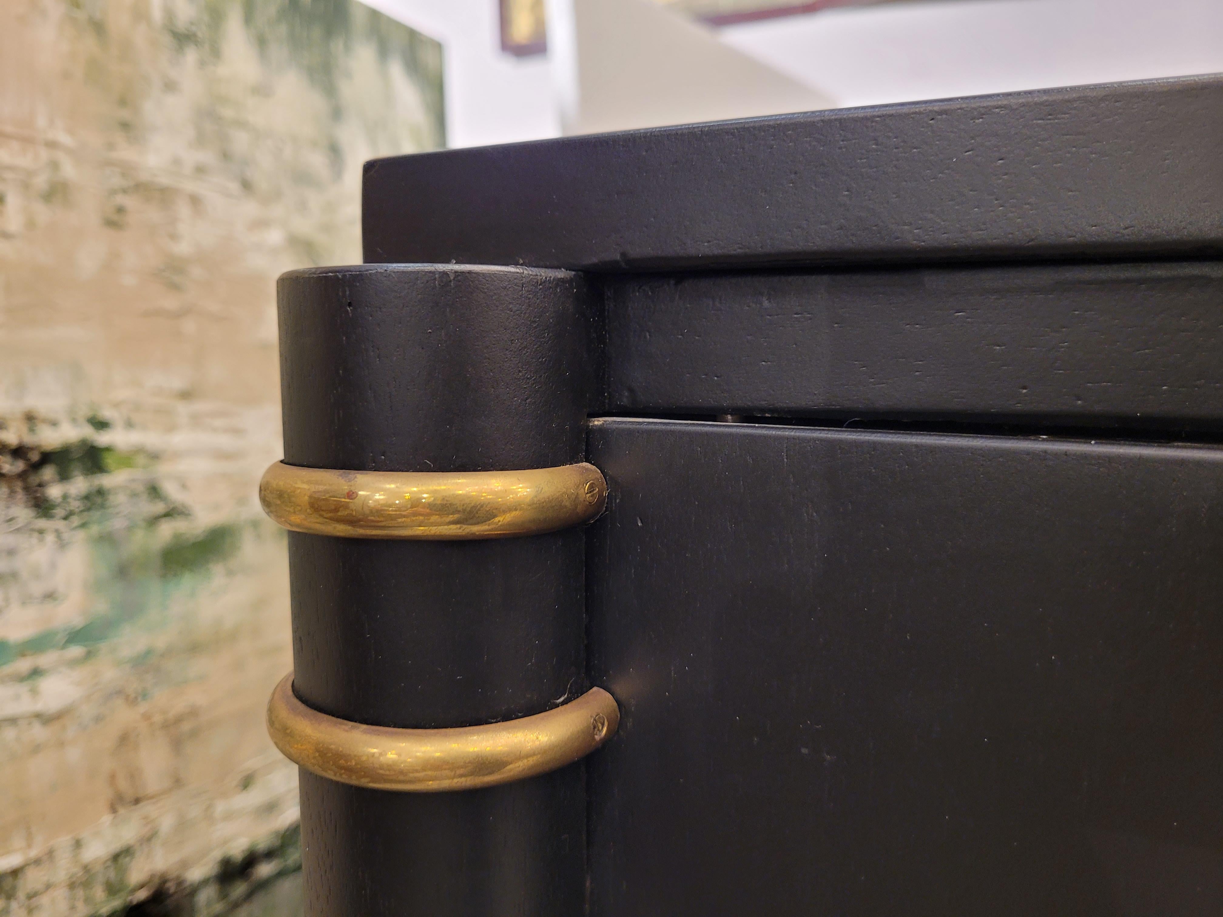 Table de bureau Art Déco en noir, d'après Maurice and Léon Jallot en vente 9