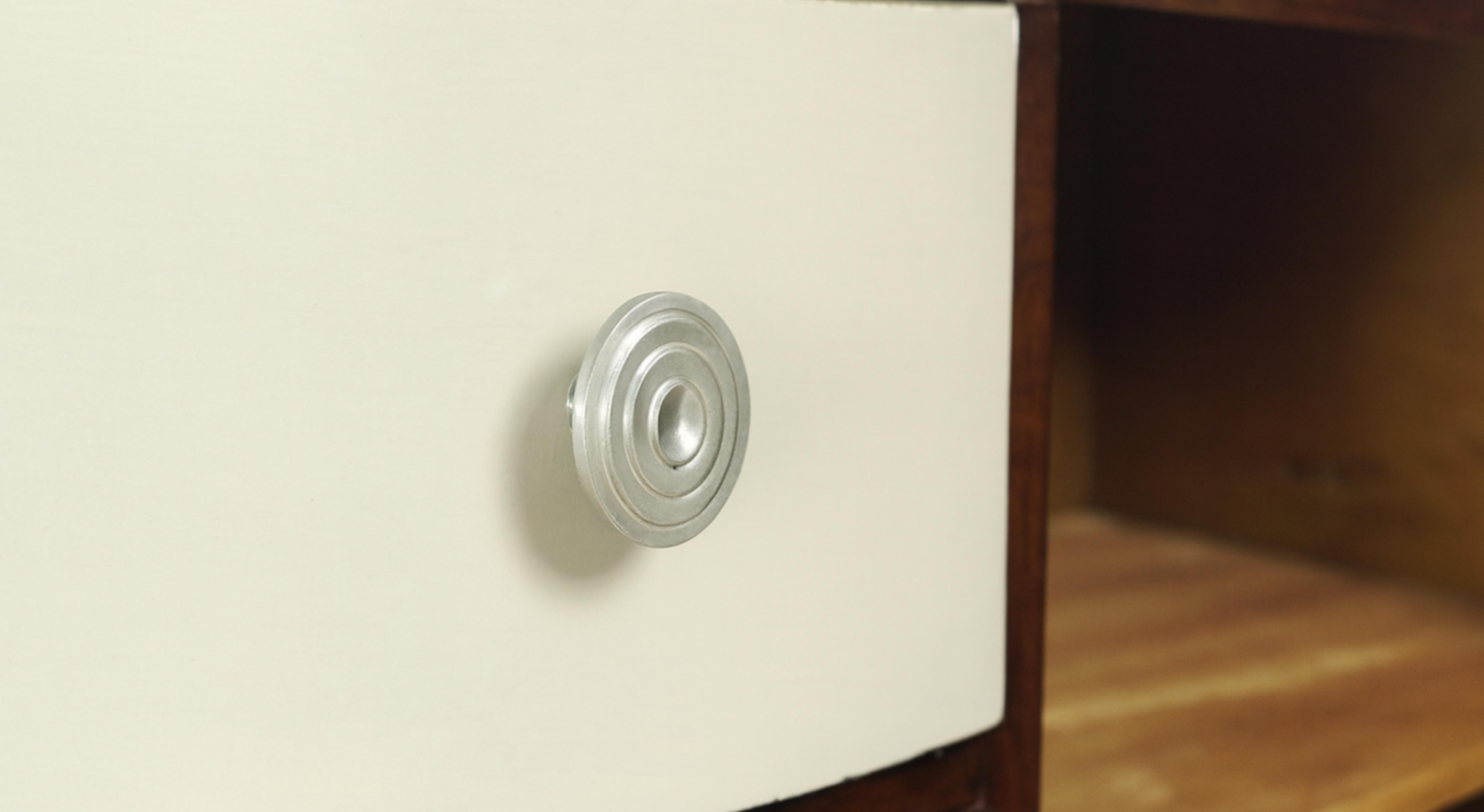 Credenza francese Art Déco in lacca nera e noce, 20° secolo in vendita 5