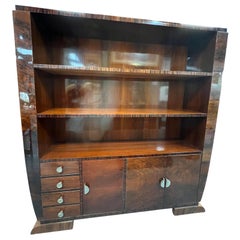 Libreria/credenza francese Art Déco