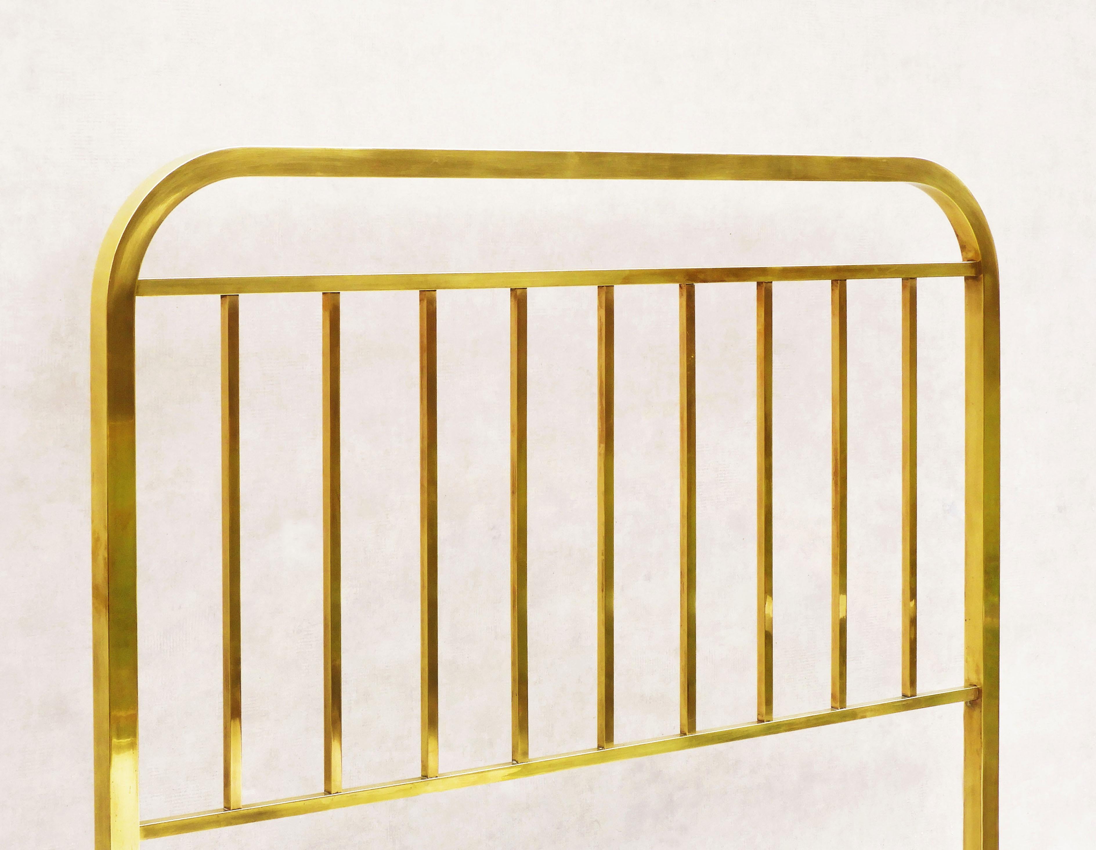 Art Deco French Brass Bed C1930 by Pardon US Queen/UK king For Sale 3