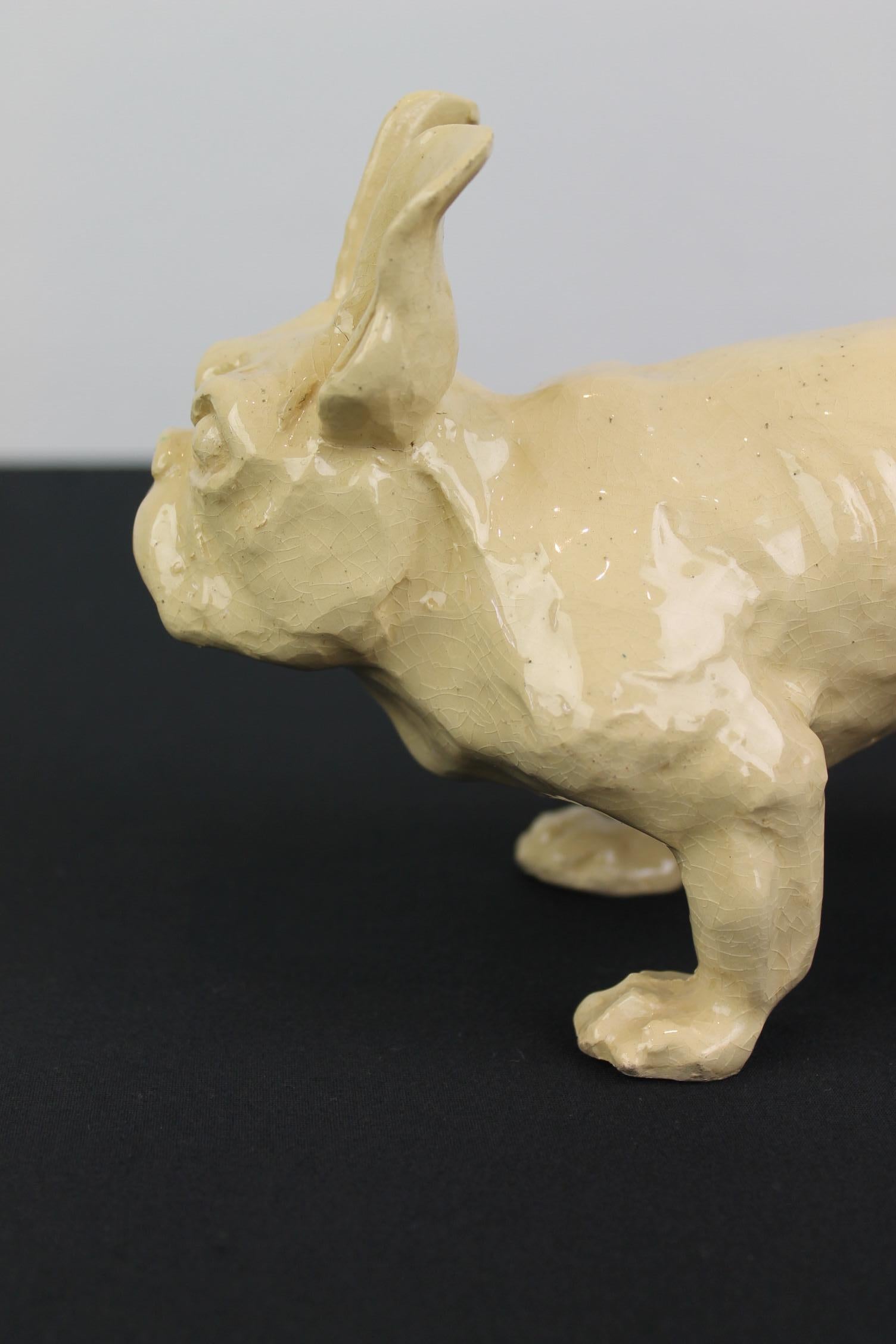 Französische Bulldogge-Skulptur im Art déco-Stil im Angebot 8