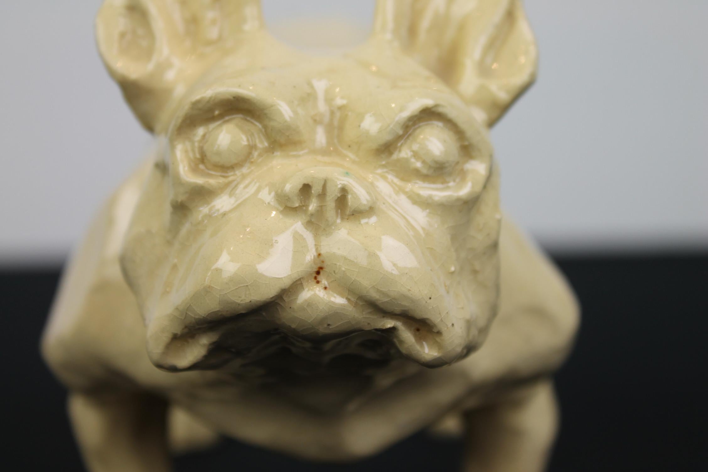 Art Deco French Bulldog Sculpture In Good Condition For Sale In Antwerp, BE