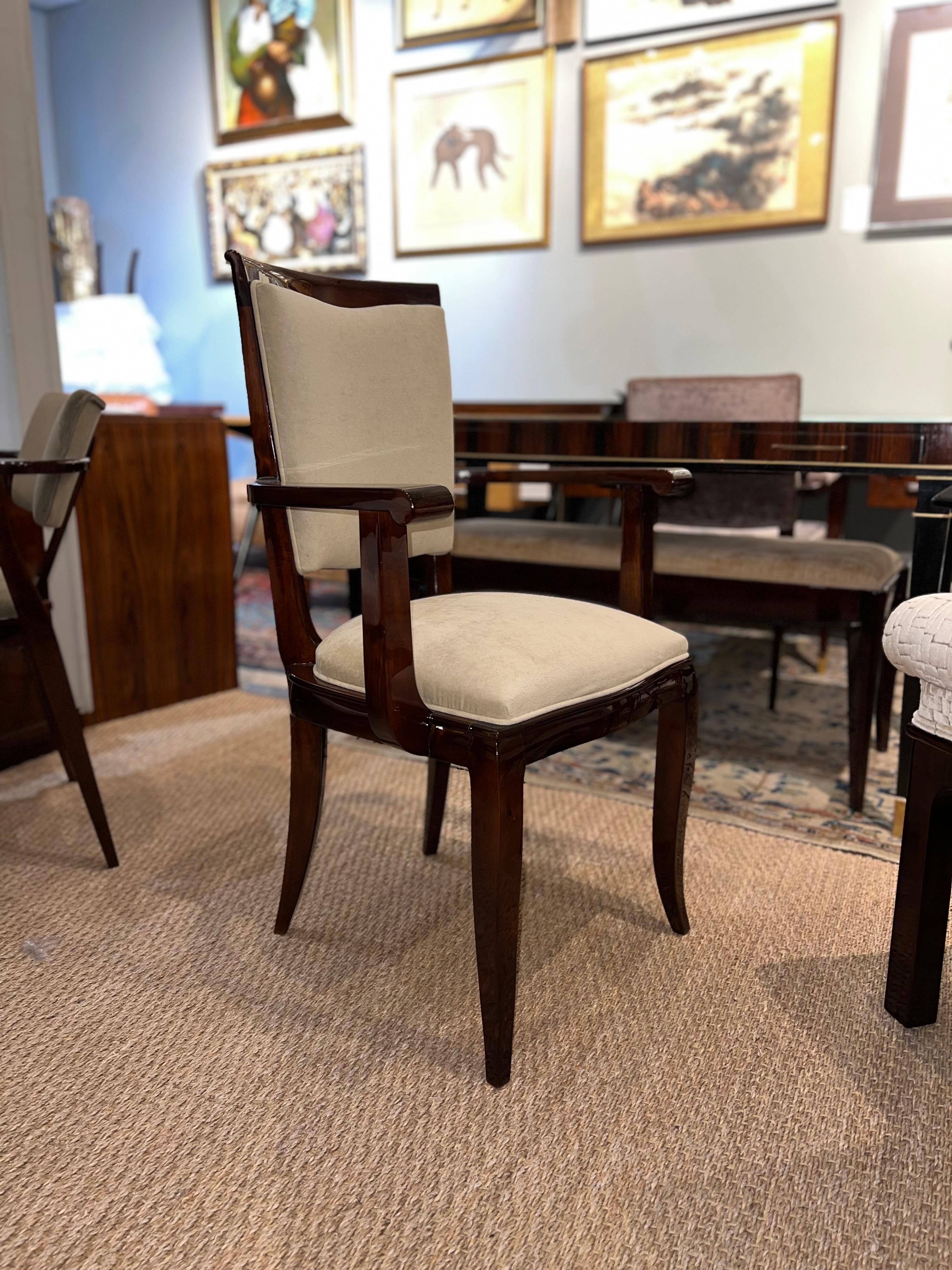 Art Deco Französisch Stuhl ist Buche Holz (Art déco) im Angebot