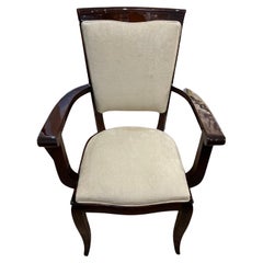 Vintage Art Deco French Chair is Beech Wood