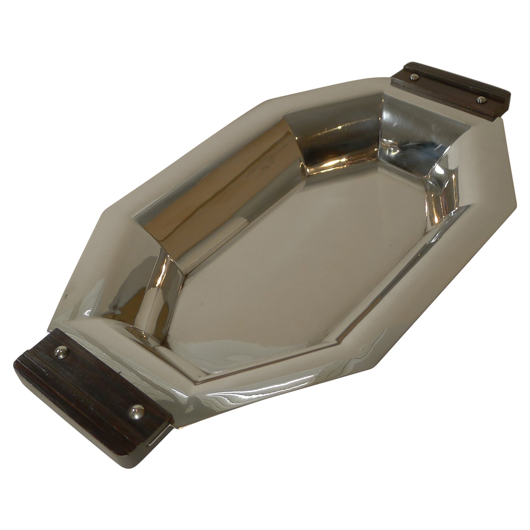 Art Deco French Christofle / Alfenide Silver Plated Bread Basket, c.1930