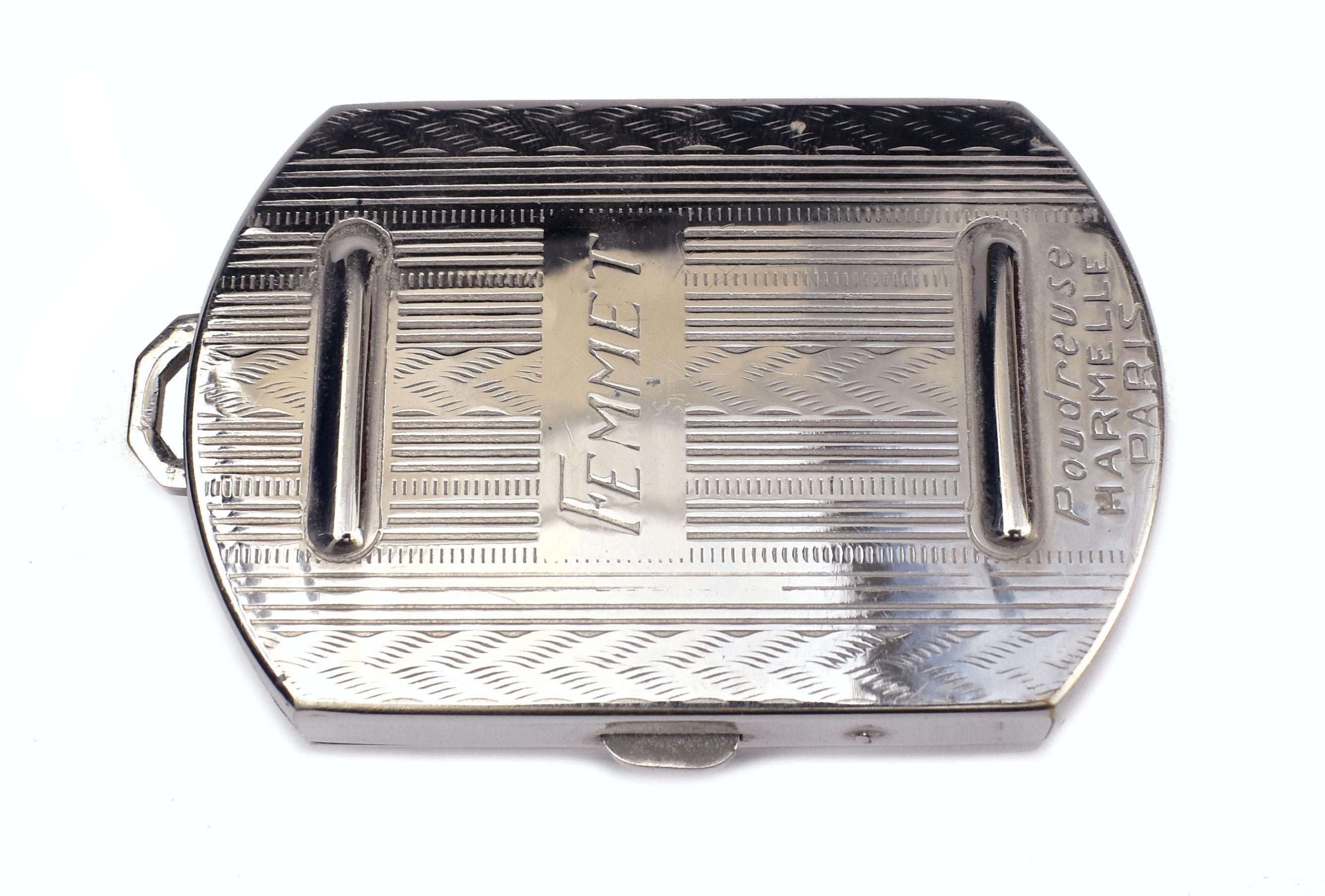 art deco compact