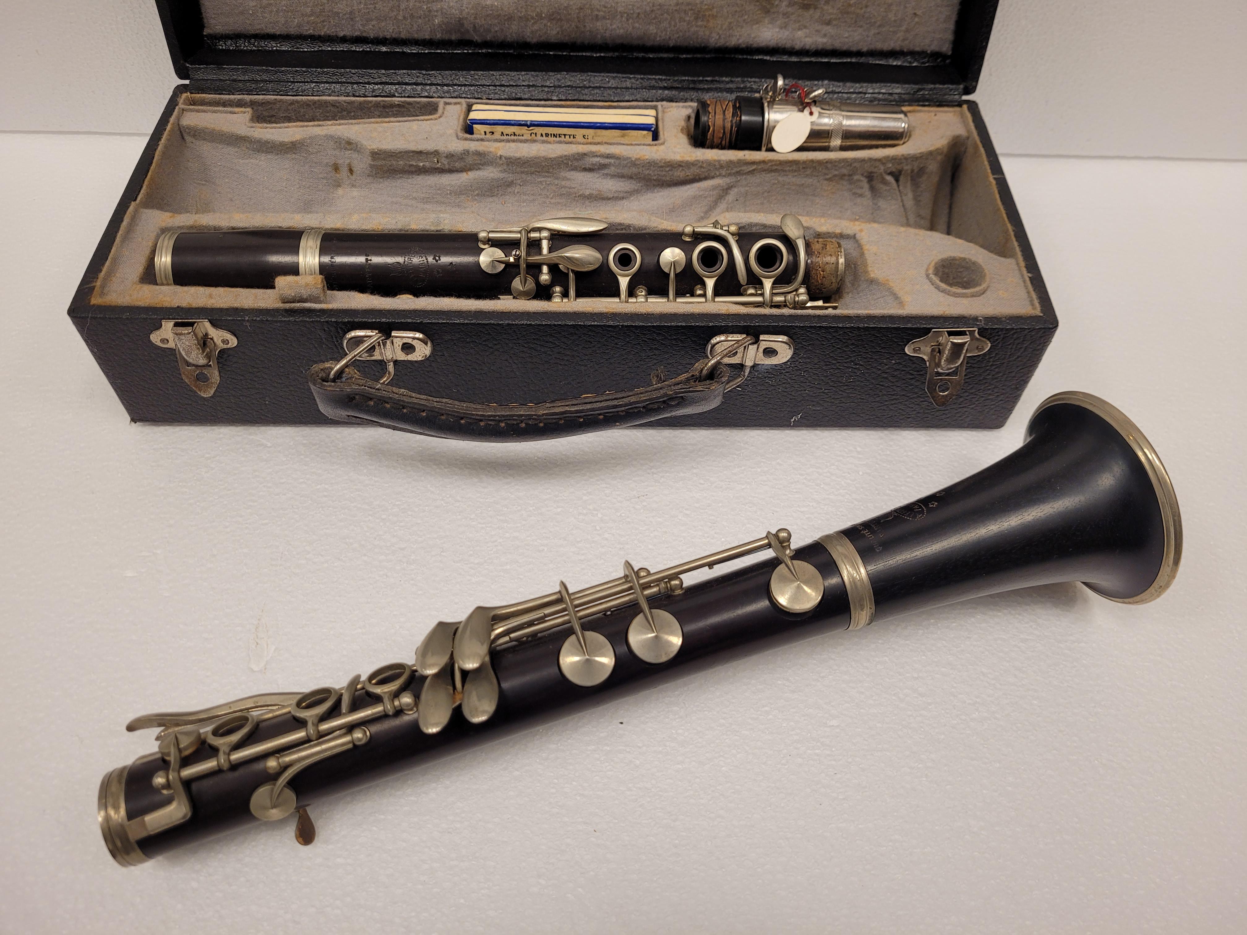 Art Deco French Clarinet, A. Lefêvre, 30’s – France- case 10