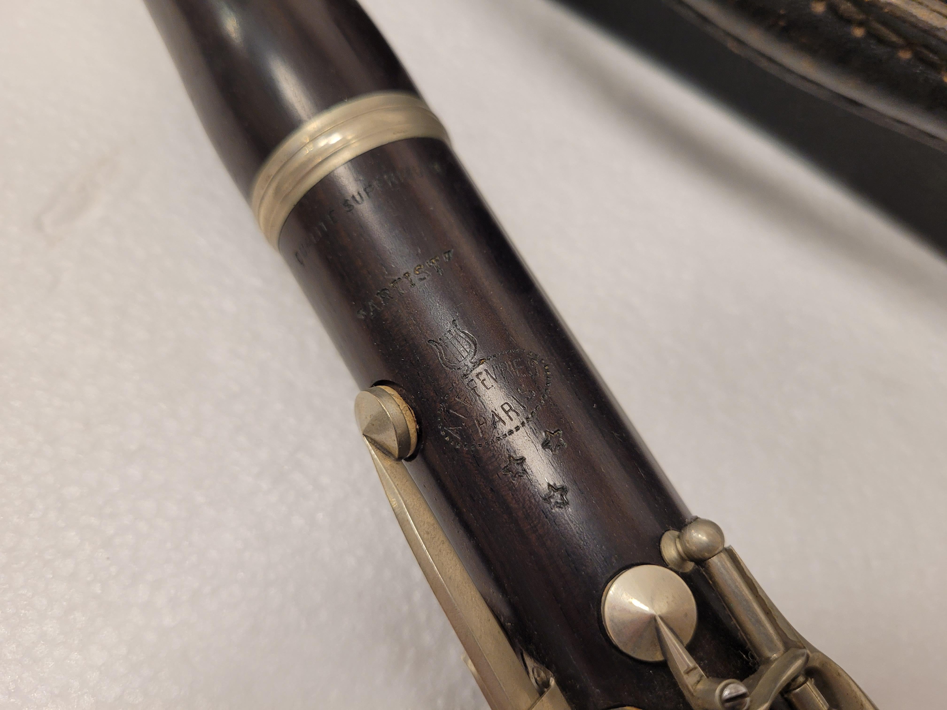 Art Deco French Clarinet, A. Lefêvre, 30’s – France- case 12
