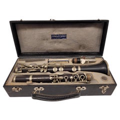 Vintage Art Deco French Clarinet, A. Lefêvre, 30’s – France- case