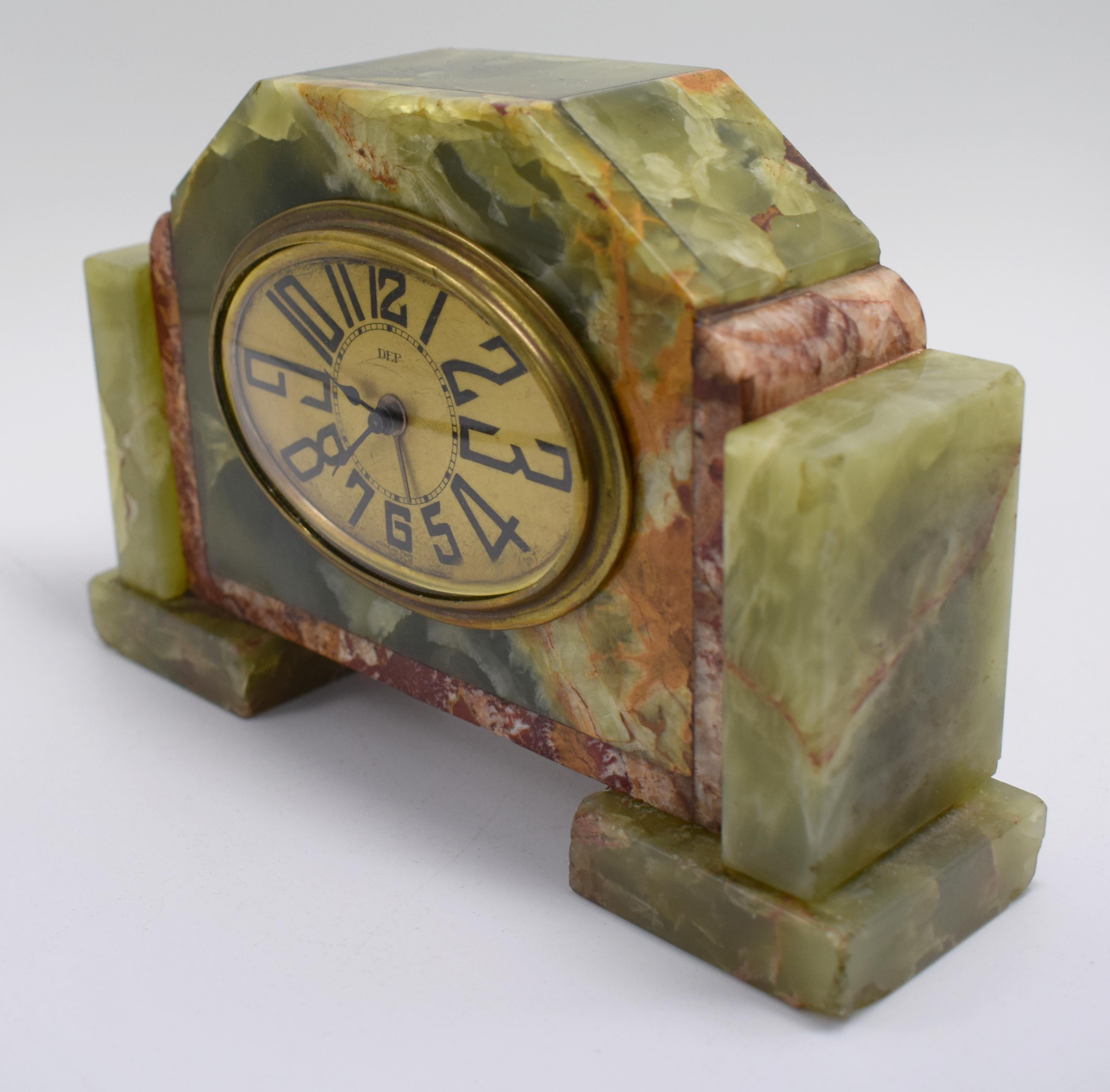 20th Century Art Deco French Clock by Dep, circa 1930s