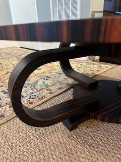 Art Deco French Coffee Table In Macassar