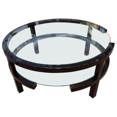 Art Deco French Coffee Table in Walnut