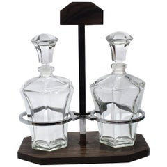 Art Deco French Condiment Set by Jacque Adnet, circa 1930