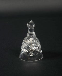 Art Decò French Crystal Bell Credited to Cristalleries De Baccarat