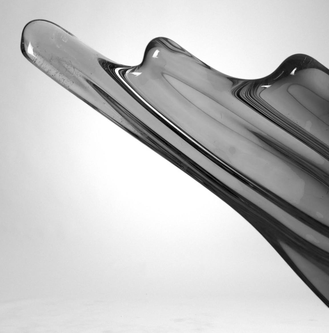 Centre de table en cristal français Art Deco, produit dans la région de Vannes-Le-Châtel en vente 8