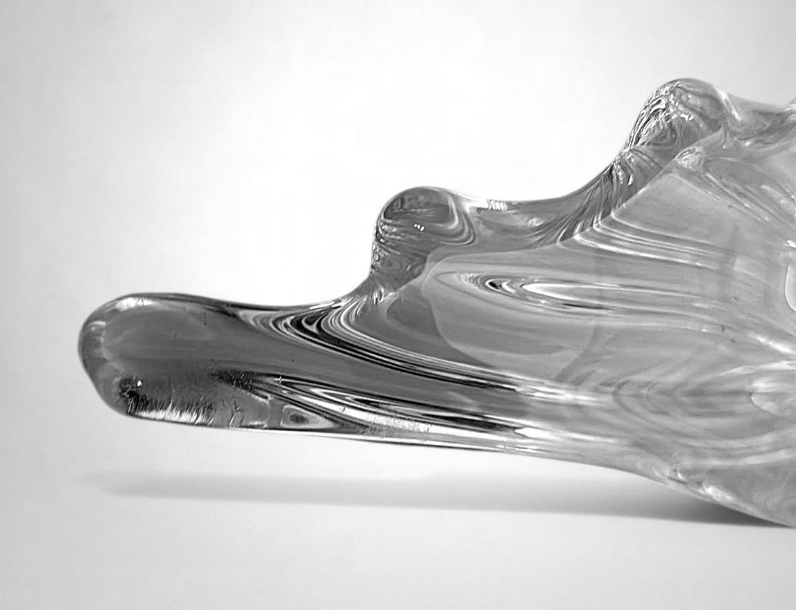 Centre de table en cristal français Art Deco, produit dans la région de Vannes-Le-Châtel en vente 9